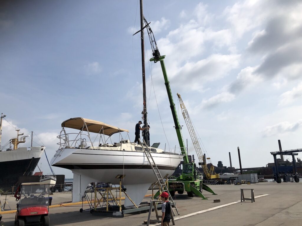 ep12 stepping the mast