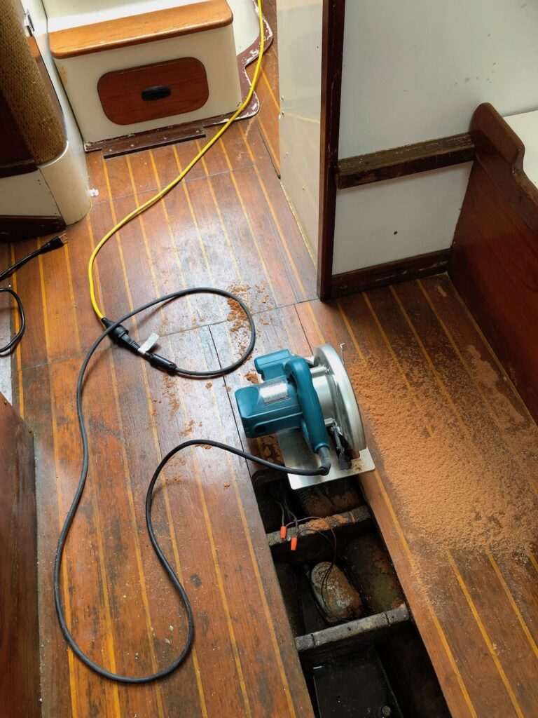 ep6 cutting cabin sole