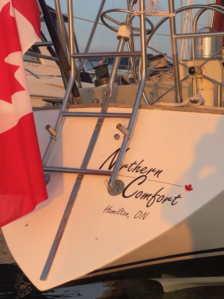 ep17 finally got our name on the boat